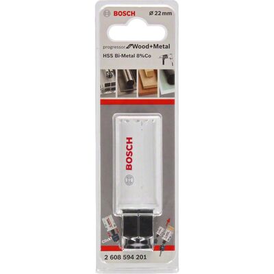 Bosch Yeni Progressor Serisi Ahşap ve Metal için Delik Açma Testeresi (Panç) 22 mm - 2