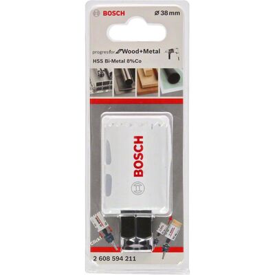 Bosch Yeni Progressor Serisi Ahşap ve Metal için Delik Açma Testeresi (Panç) 38 mm - 2