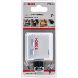 Bosch Yeni Progressor Serisi Ahşap ve Metal için Delik Açma Testeresi (Panç) 43 mm - 2