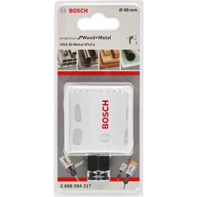 Bosch Yeni Progressor Serisi Ahşap ve Metal için Delik Açma Testeresi (Panç) 48 mm - 2