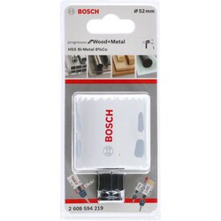 Bosch Yeni Progressor Serisi Ahşap ve Metal için Delik Açma Testeresi (Panç) 52 mm - 2