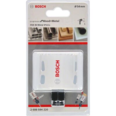 Bosch Yeni Progressor Serisi Ahşap ve Metal için Delik Açma Testeresi (Panç) 54 mm - 2
