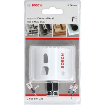 Bosch Yeni Progressor Serisi Ahşap ve Metal için Delik Açma Testeresi (Panç) 56 mm - 2