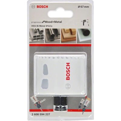 Bosch Yeni Progressor Serisi Ahşap ve Metal için Delik Açma Testeresi (Panç) 67 mm - 2