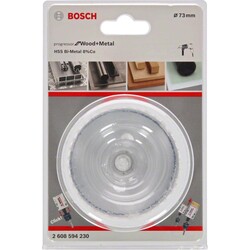 Bosch Yeni Progressor Serisi Ahşap ve Metal için Delik Açma Testeresi (Panç) 73 mm - 1