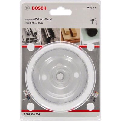 Bosch Yeni Progressor Serisi Ahşap ve Metal için Delik Açma Testeresi (Panç) 86 mm - 2