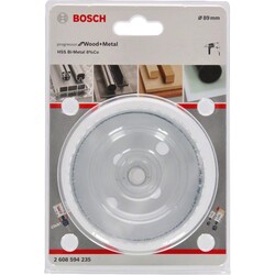 Bosch Yeni Progressor Serisi Ahşap ve Metal için Delik Açma Testeresi (Panç) 89 mm - 2