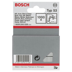 Bosch Zımba Teli Tip 53 11,4*0,74*6 mm - 2