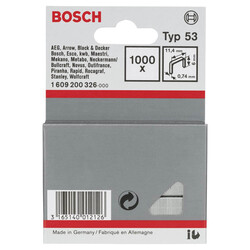 Bosch Zımba Teli Tip 53 11,4*0,74*6 mm - 2