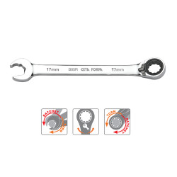 Ceta Form B05R-16 16 Mm C-Gear Cırcırlı Kombine Anahtar-Özel Ağız - 1