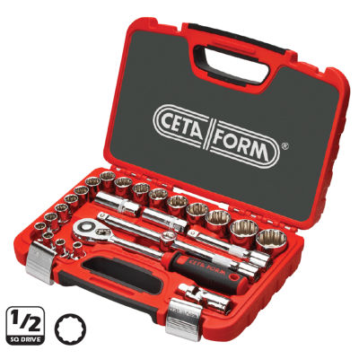 Ceta Form C20-25Pb2 25 Parça 1/2” 12 Köşe (Yıldız) Lokma Takımı - 1