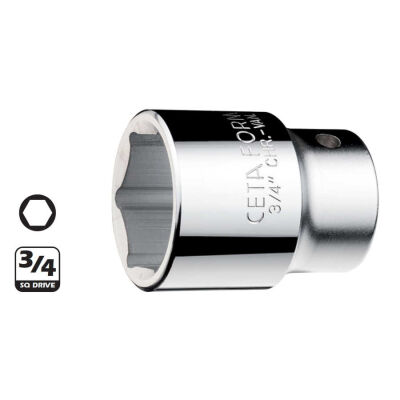 Ceta Form 3/4” 6 Köşe Lokma Anahtar 36 mm - C32-H36 - 1