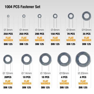 Civtec 1004 Parça 12 Çeşit Din 125 Pul Seti - Takım Çantası TK-10 - 3