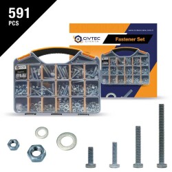 Civtec 591 Parça 20 Çeşit 8.8 Çelik Civata - Somun - Pul Seti TK-19 - 3