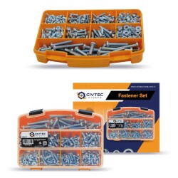 Civtec 682 Parça 16 Çeşit Ysb Vida - Somun - Pul Seti -Takım TK-16 - 7