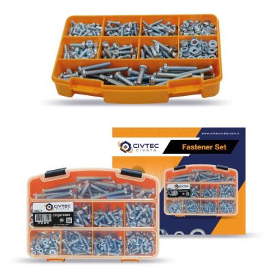Civtec 682 Parça 16 Çeşit Ysb Vida - Somun - Pul Seti -Takım TK-16 - 7