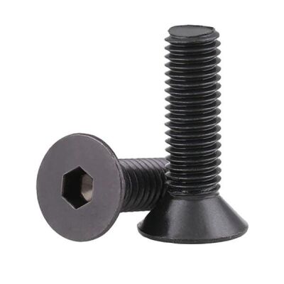 Civtec DIN 7991 10.9 Kalite Havşa Başlı İmbus Cıvata Siyah Metrik 20x80 - 1
