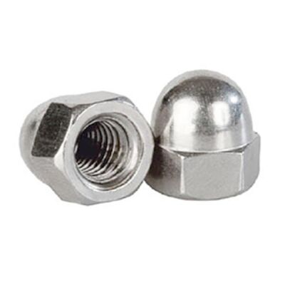 Civtec DIN 1587 6 Kalite Metrik Kör Somun Beyaz M5 - 2
