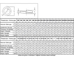 Civtec M14 Din 127 Yaylı Rondela Beyaz 250 Adet - Thumbnail