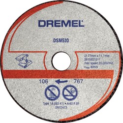 DREMEL® DSM20 metal ve plastik kesme diski (DSM510) - 1