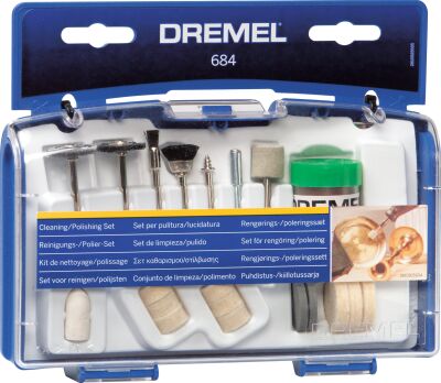 Bosch Dremel 684 Temizleme ve Parlatma Aksesuar Seti - 26150684JA - 1
