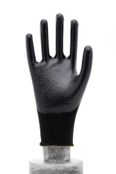 Faba EP-1322 Siyah Nitril Polyester Eldiven-XL - 2