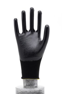 Faba EP-1322 Siyah Nitril Polyester Eldiven-XL - 2