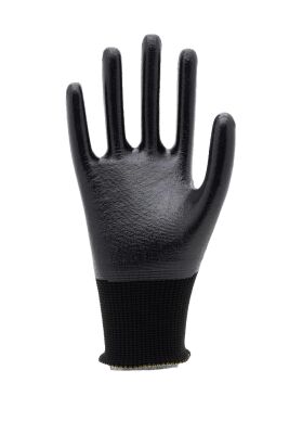 Faba EP-1323 Siyah Nitril Polyester Eldiven-L - 1