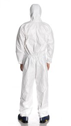 Faba T-530-Beyaz XL Lamineli Tulum - 6