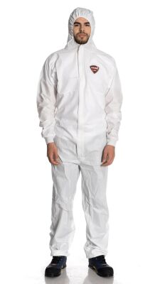 Faba T-535-Beyaz-L Lamineli Tulum - 4