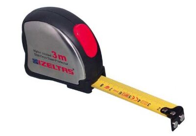 İzeltaş 3 m Krom Şerit Metre - İzeltaş 0588150013 - 1