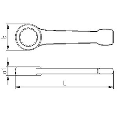 İzeltaş 70 mm Yıldız Çakma Anahtar - 2