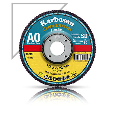 Karbosan 115x22x120 Kum Flap Disk NK - 1