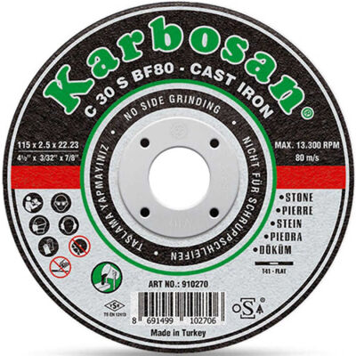 Karbosan 115x2.5x22.23 SC Pik Döküm Kesme Diski - Karbosan 910270 - 1