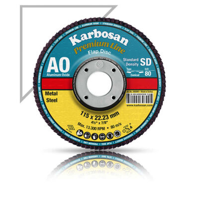 Karbosan Kum Flap Disk NK 180x22x40 - Karbosan 983210 - 1