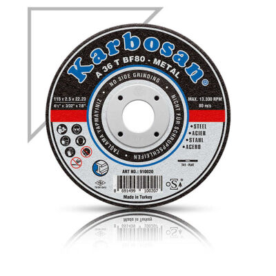 Karbosan 180x3.0x22.23 Metal Kesme Diski - Karbosan 910040 - 1