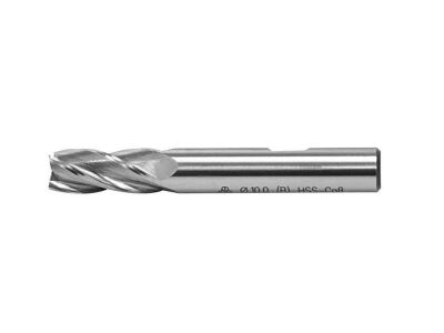 Makina Takım HSS-E (%8Co) DIN 844 BN Silindirik Saplı Parmak Freze (Kısa) - MTE B00276181100 - 1