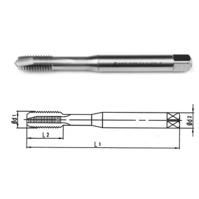 Makina Takım M5 Hss-E Din371/B Eğik Ağız Makina Kılavuzu-Mte - 1