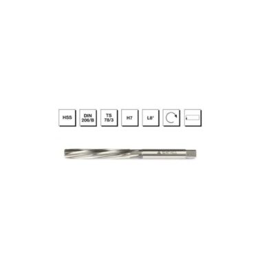 MTE B00303010600 HSS DIN 212 L-RN Makina Raybası 6 mm H7 - 1
