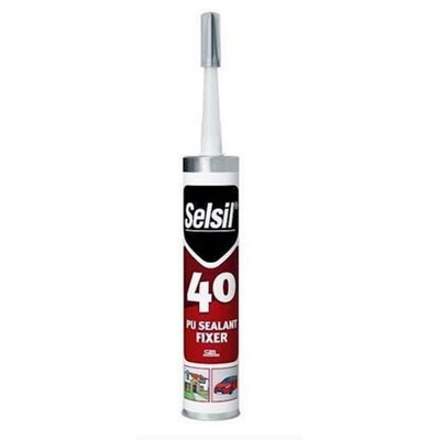 Selsil 280 ml Kırmızı Poliüretan Mastik - 1