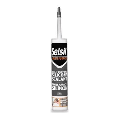 Selsil 280 ml Siyah Silikon - 1