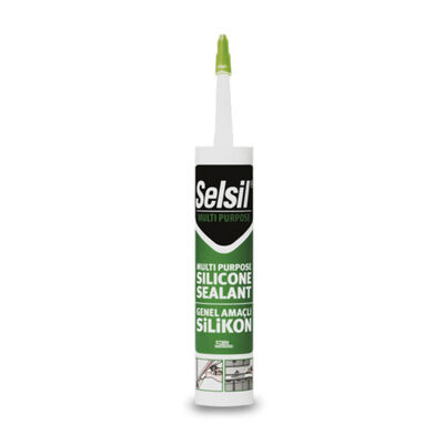 Selsil 310 ml Beyaz Genel Amaçlı Silikon - 1