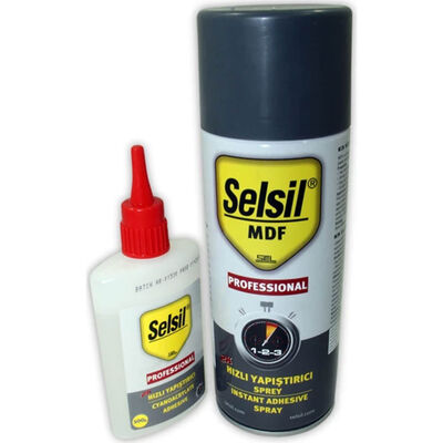 Selsil 400 ml MDF Profesyonel Hızlı Yapıştırıcı - 1