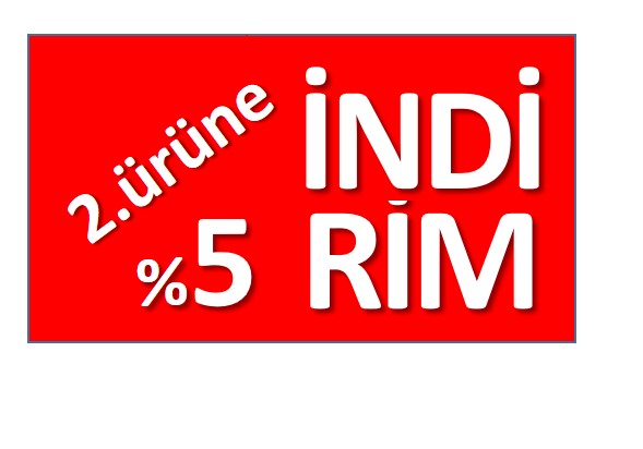 Aynı ürünün 2. si %5 indirimli