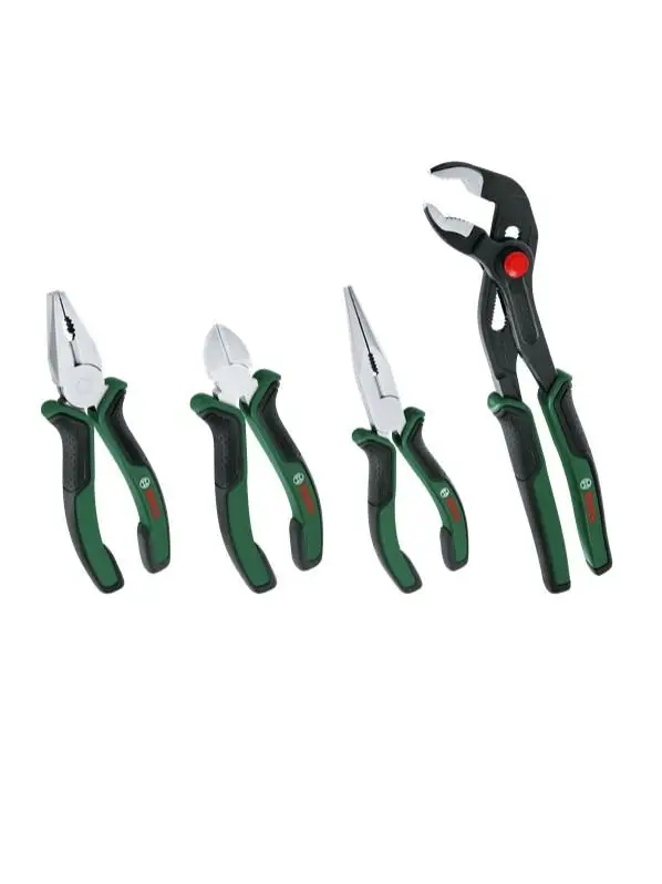 Bosch 4'Lü Pense,Yan Keski,Kargaburun,Boru Anahtarı Seti - 1600A02W7K