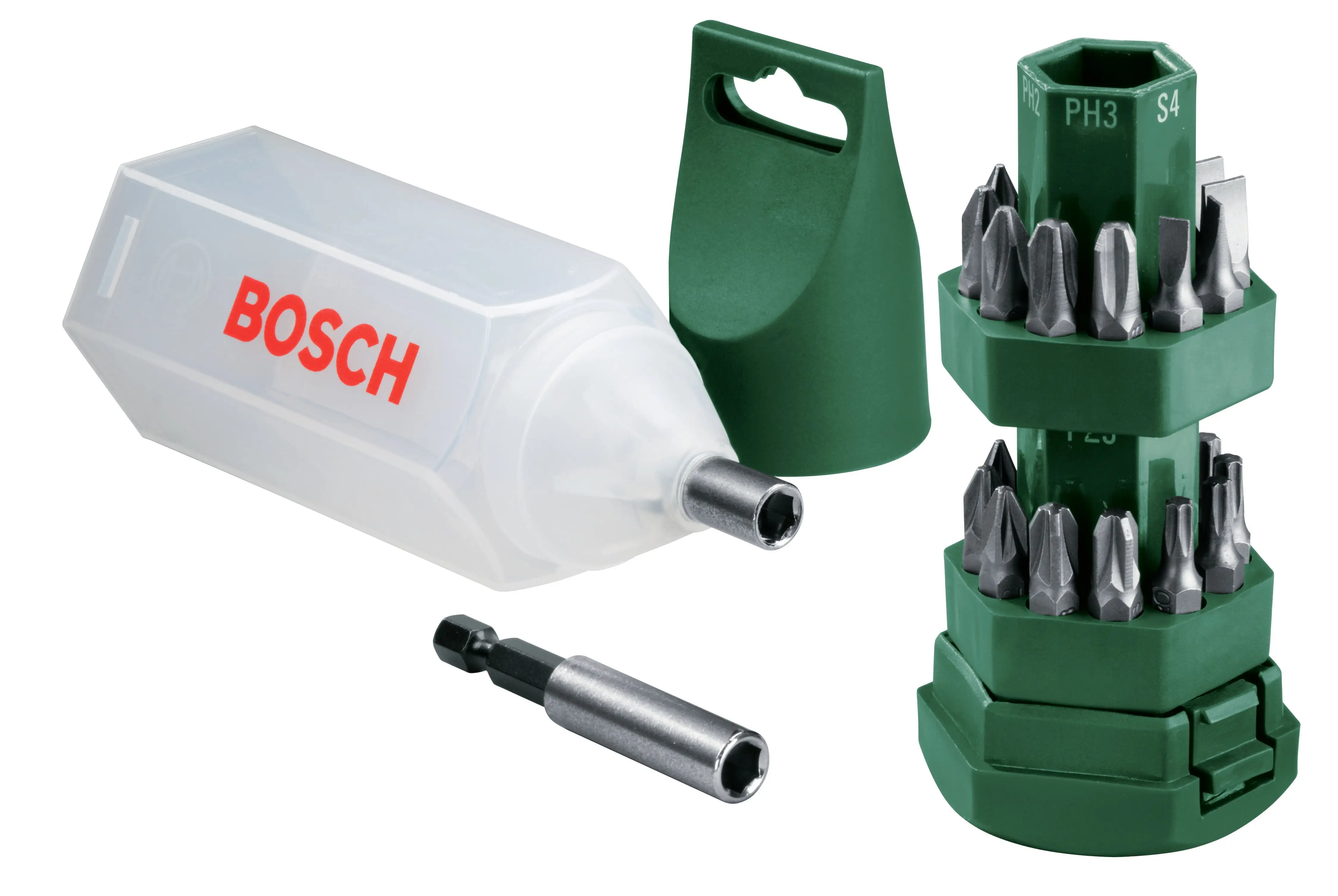 Bosch 25 Parça Vidalama Seti (Tornavida Fonksiyonlu Kutu) - 2607019503