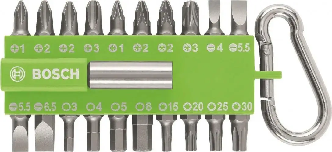 Bosch DIY-P 21 Parça Vidalama Ucu Seti (Yeşil) - 2607002823