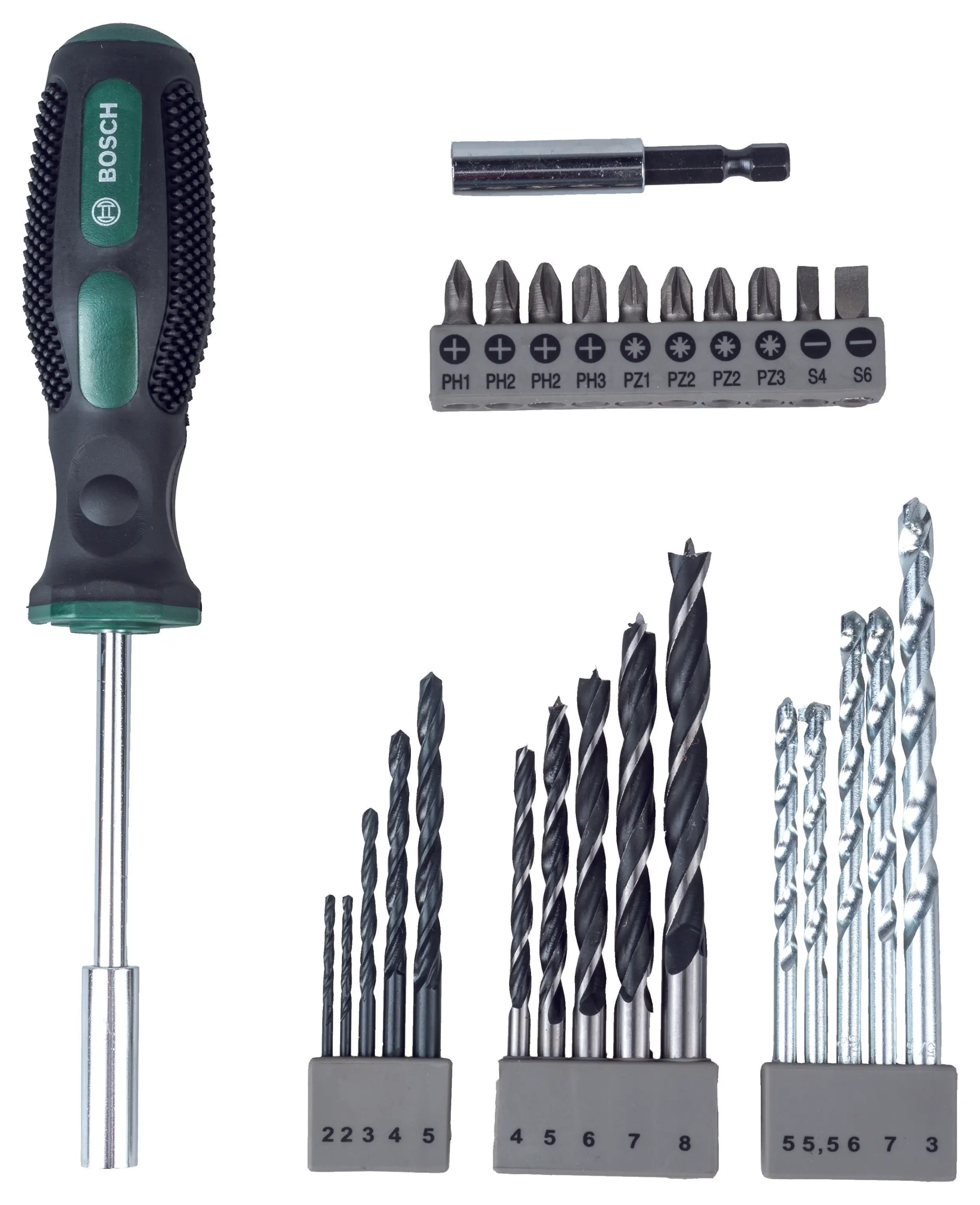 Bosch 27 Parça Tornavidalı Vidalama ve Matkap Ucu Seti - 2607017201