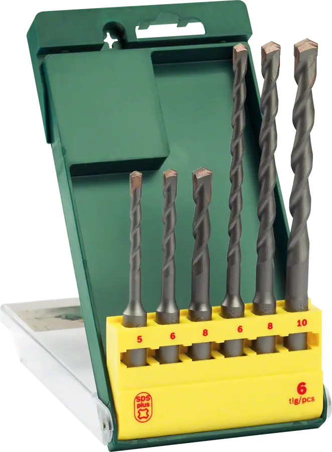 Bosch SDS-Plus Kırıcı Delici Matkap Ucu Seti 6 Parça (5/6/8x110mm 6/8/10x160mm) - 2607019447