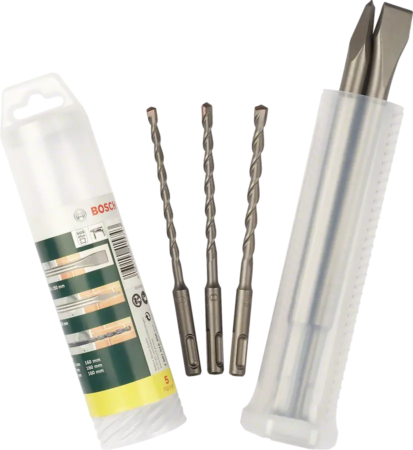 Bosch SDS-Plus Kırıcı Delici ve Keski Seti 5 Parça - 2607019456